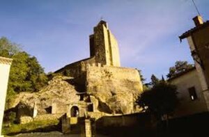 L’église rupestre Sainte-Marie de Vals taillée dans la roche